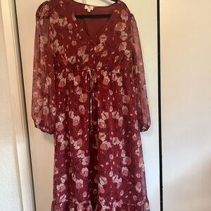 Floral Midi Dresses (2 Dress Bundle)